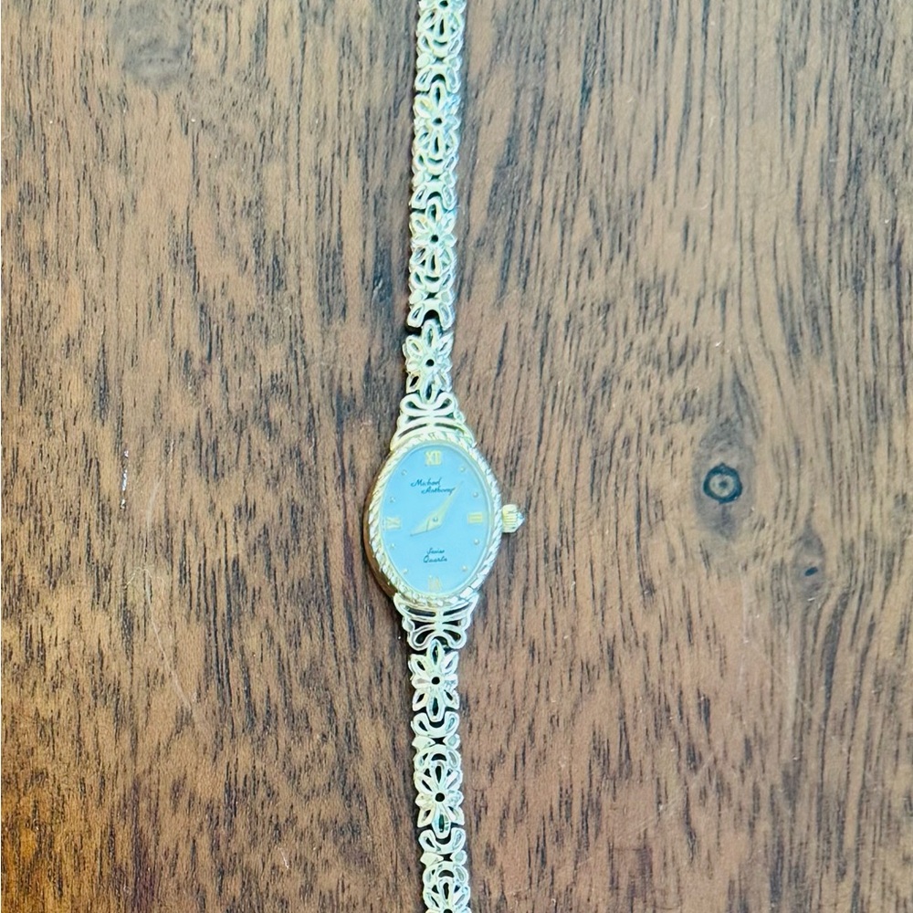 Michael Anthony Gold Tone Watch - Picture 6 of 8